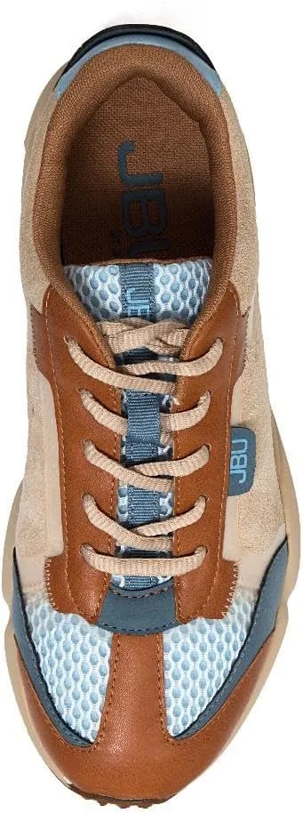 JBU Silene Women's Comfort Casual Lace Up Low Top Fashion Sneaker