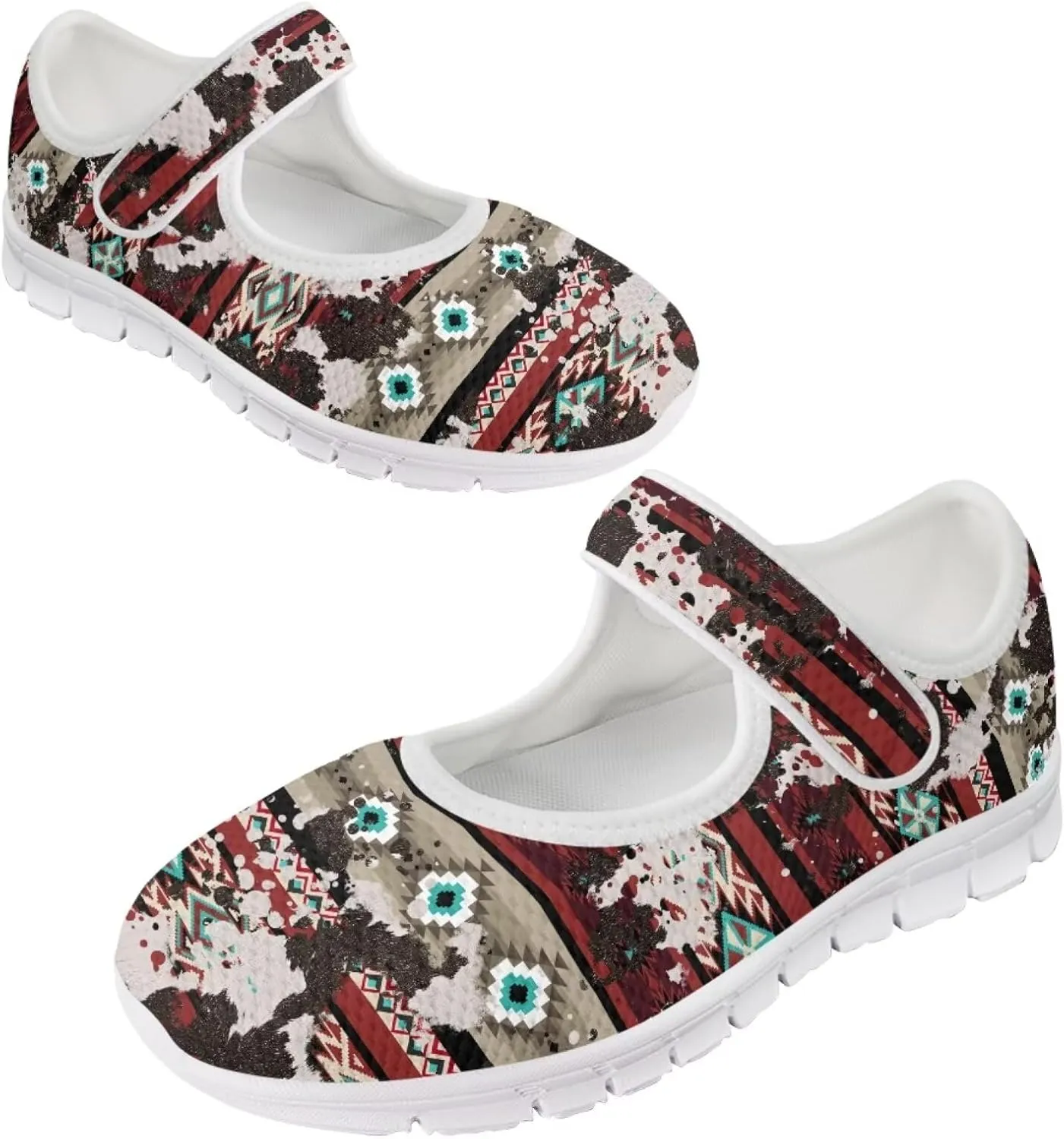 JoyLamoria Women’s Breathable Walking Shoes Trainer Sport Sneakers Adjustable Flats,Tropical Sloth Palm Leaves Print