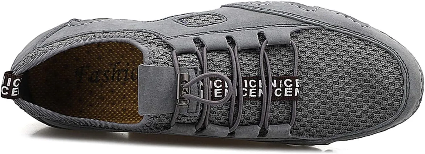 JOYVIP Men's Leather Driving Shoes Casual Comfort Loafer Moccasin