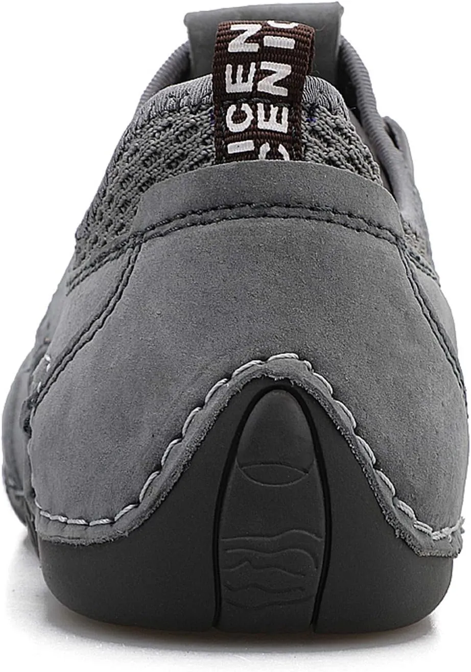JOYVIP Men's Leather Driving Shoes Casual Comfort Loafer Moccasin