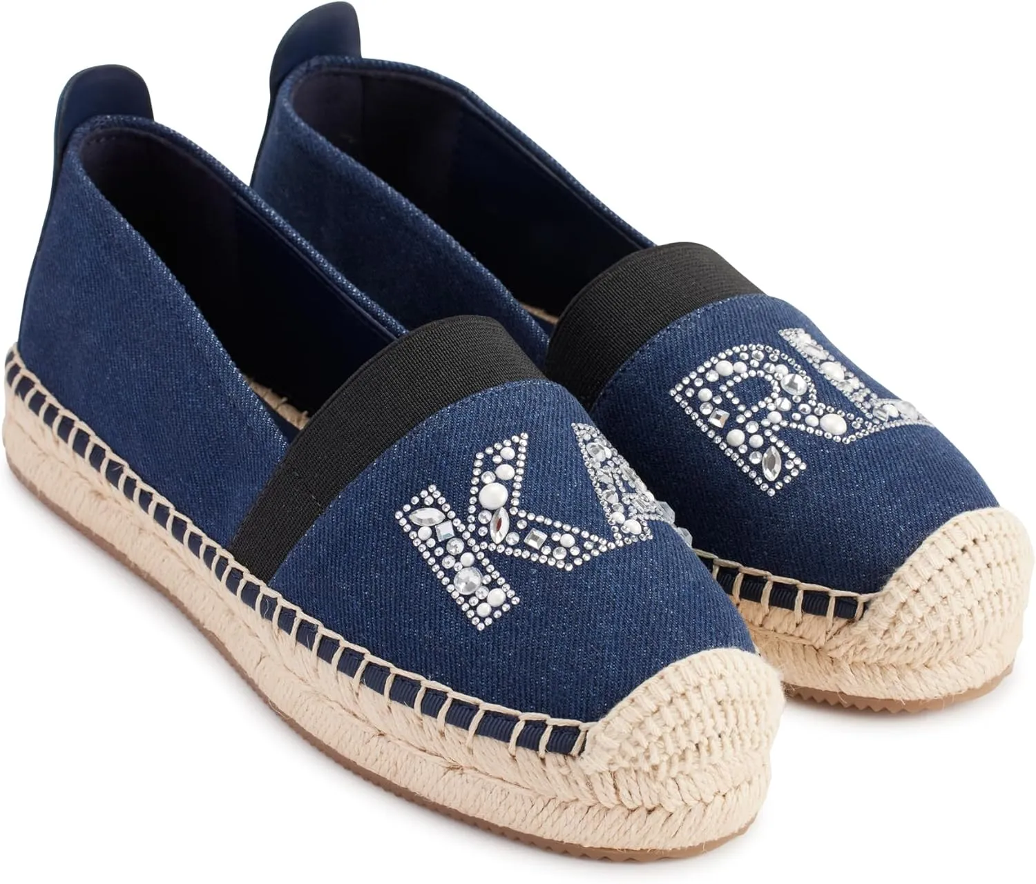 Karl Lagerfeld Paris Women's Cushioned Insole Everyday Manika-Flat Espadrille Platform