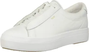Keds Women's, Rise Metro Sneaker White Leather 8.5 M