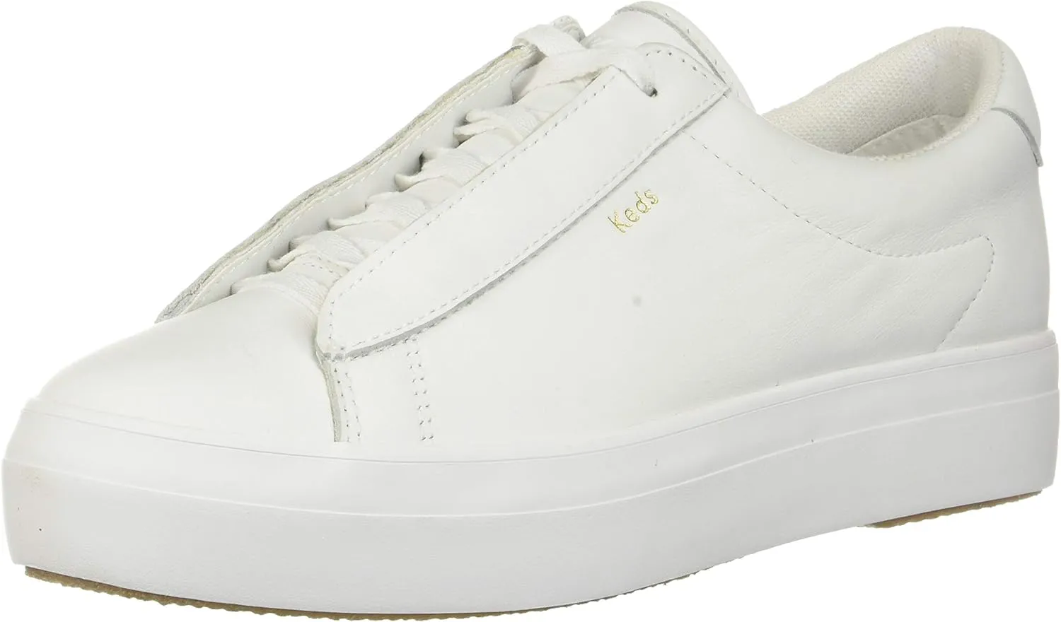 Keds Women's, Rise Metro Sneaker White Leather 8.5 M
