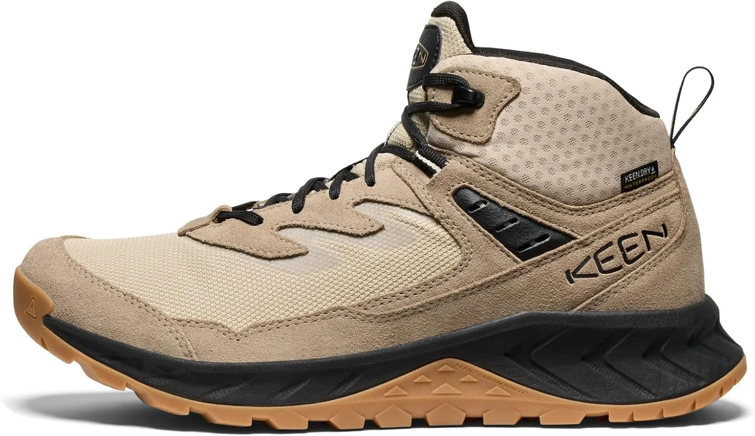 KEEN Men's Hightrail Mid Height Durable Lightweight Breathable Leather Waterproof Hiking Boots