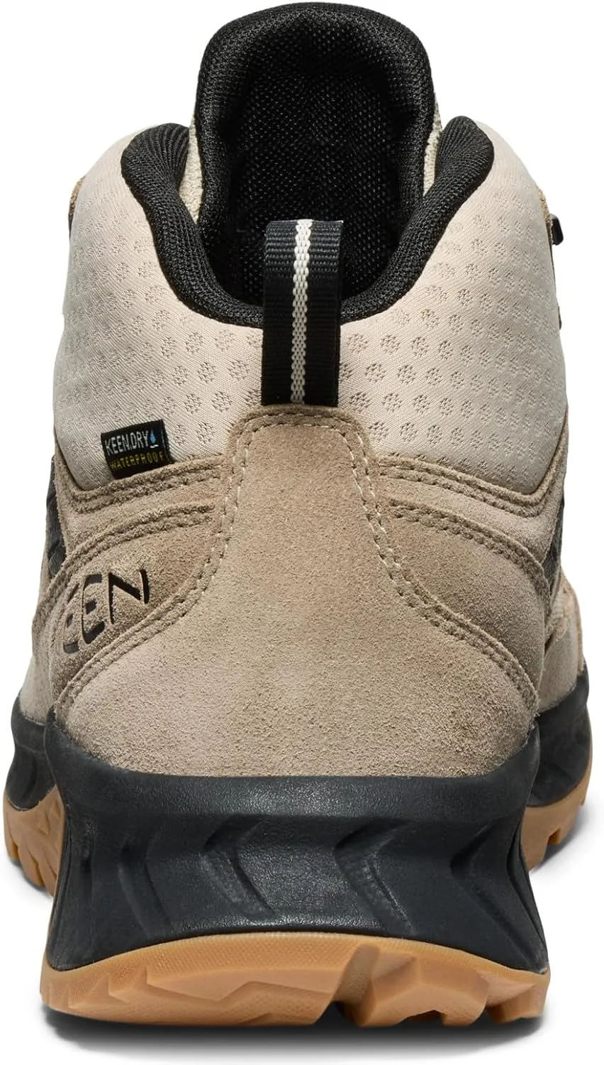 KEEN Men's Hightrail Mid Height Durable Lightweight Breathable Leather Waterproof Hiking Boots