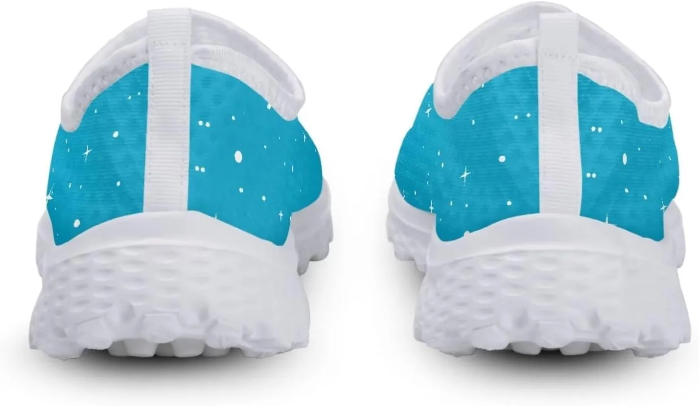 KEIAHUAN Running Shoes Womens Lightweight Athletic Running Shoes Breathable Casual Mesh Flats Sneakers
