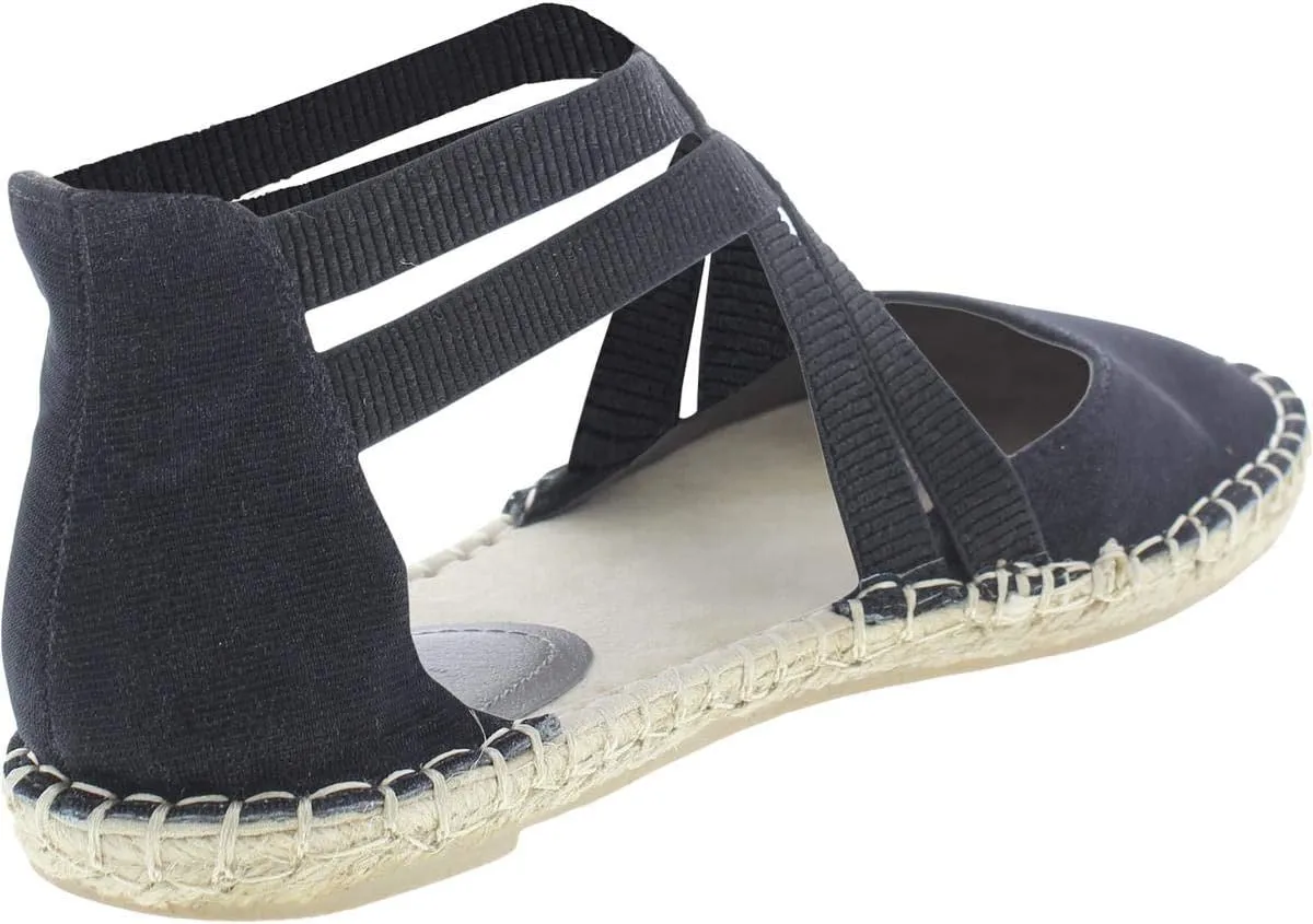 Kenneth Cole REACTION Women's How to Dance Espadrille Flat,Black Fabric,US