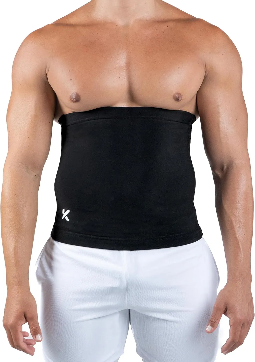 Kewlioo Men's Heat Trapping Waist Toner - Waist Trainer for Men - Comfortable & Discreet Waist Trimmer Thermo Sauna Belt