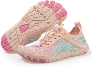 Kids Barefoot Shoes Toddler Boys Girls Sneakers Comfort Anti-Slip Walking Shoes Wide Toe Box Quick Dry Lightweigt Waterproof Breathable Shoes Non-Slip Hiking Footwear Shoes Barefoot Sneakers