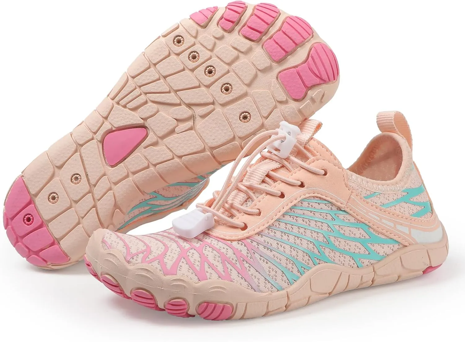 Kids Barefoot Shoes Toddler Boys Girls Sneakers Comfort Anti-Slip Walking Shoes Wide Toe Box Quick Dry Lightweigt Waterproof Breathable Shoes Non-Slip Hiking Footwear Shoes Barefoot Sneakers