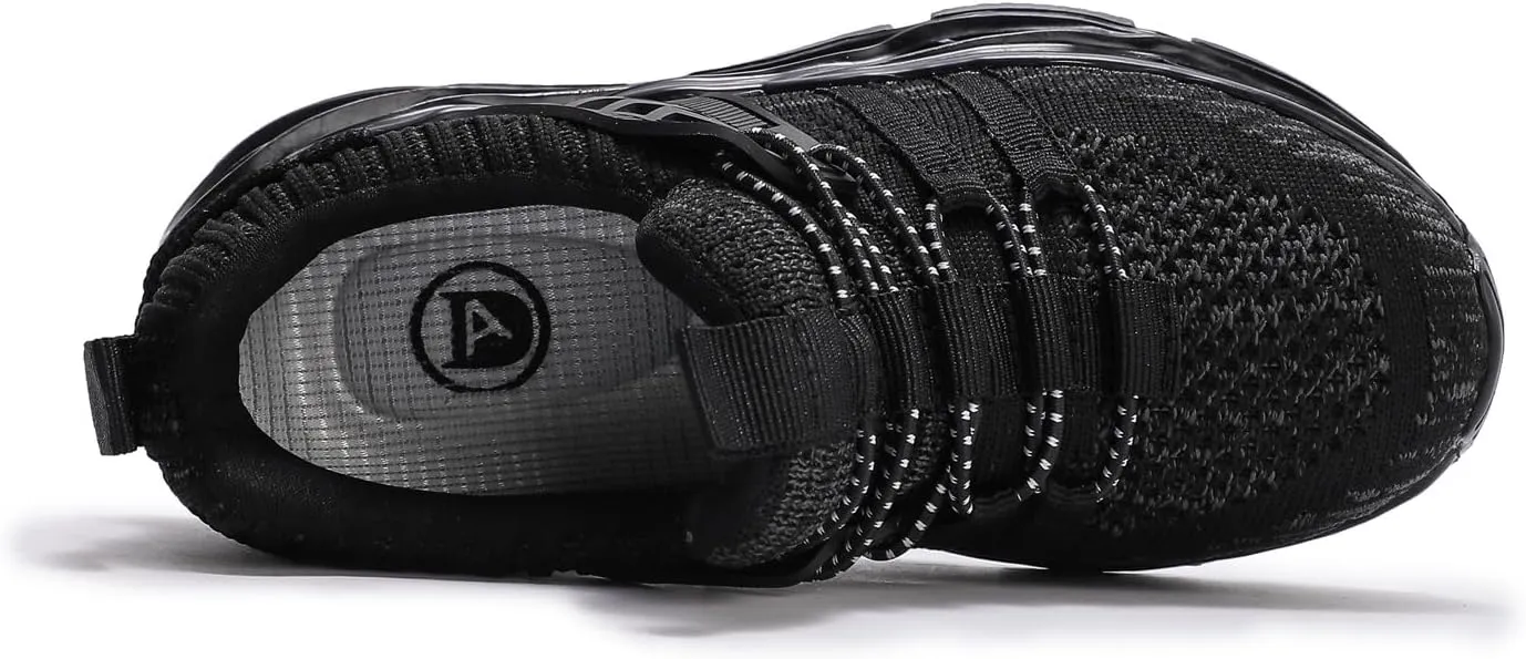 kkdom Kids Sneakers for Boys Girls Fashion Primary School Students Sports Shoes Gym Tennis Shoes Lightweight Breathable Running Shoes