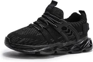 kkdom Kids Sneakers for Boys Girls Fashion Primary School Students Sports Shoes Gym Tennis Shoes Lightweight Breathable Running Shoes