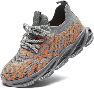 kkdom Toddler Boys Girls Shoes Lightweight Breathable Sneakers Kids Athletic Tennis Shoes for Running Walking
