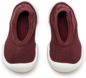 Komuello Flat Toddler Shoes, Breathable, Washable, Non-Slip, Secure Fit, Cotton Socks with Air Pocket Cushion for Indoor and Outdoor Use, Unisex Toddler Shoes for Girls