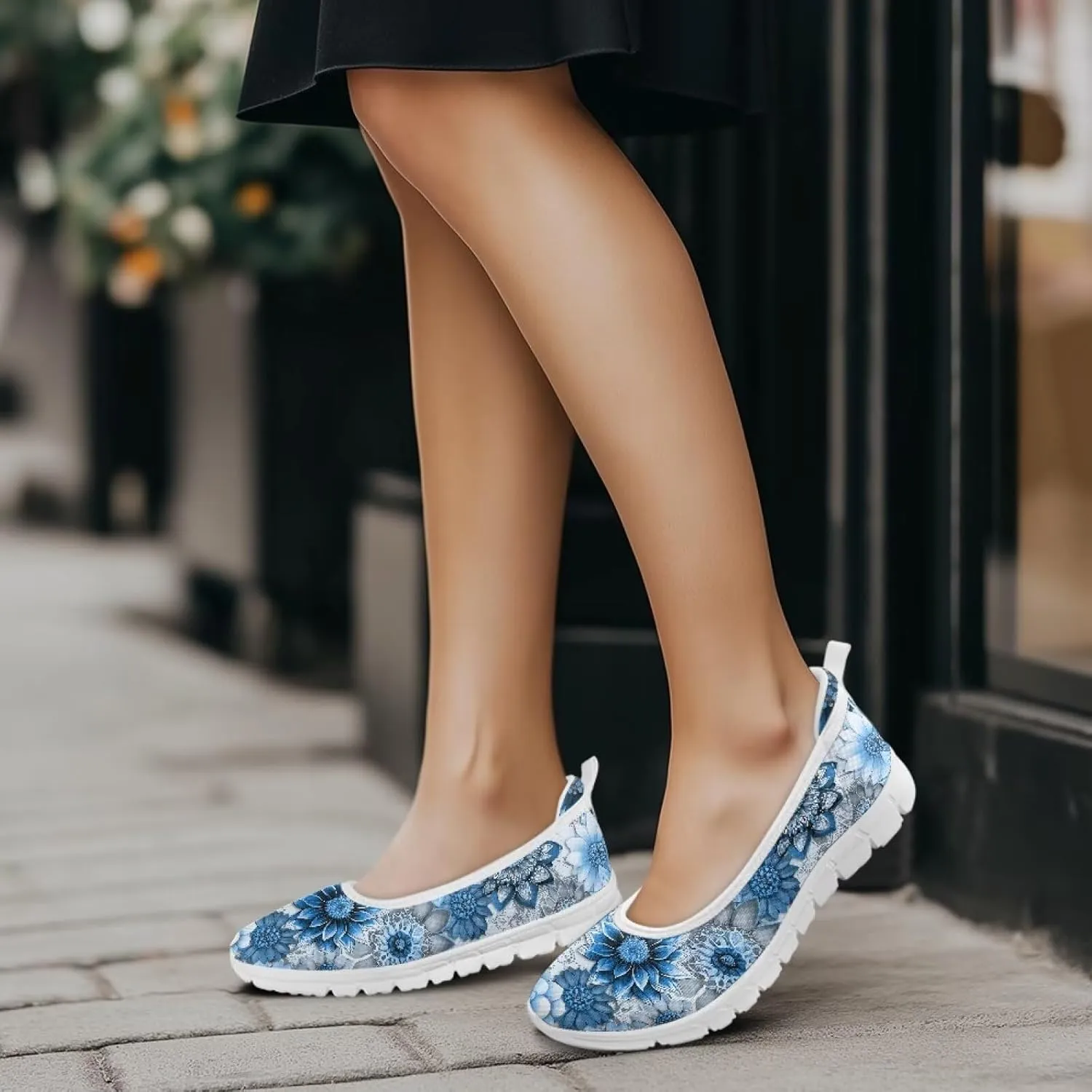 Ladies Slip on Loafer Shoes Womens Flats Dress Clothes Shoes Ballet Pregnant Walking Work Casual Comfortable