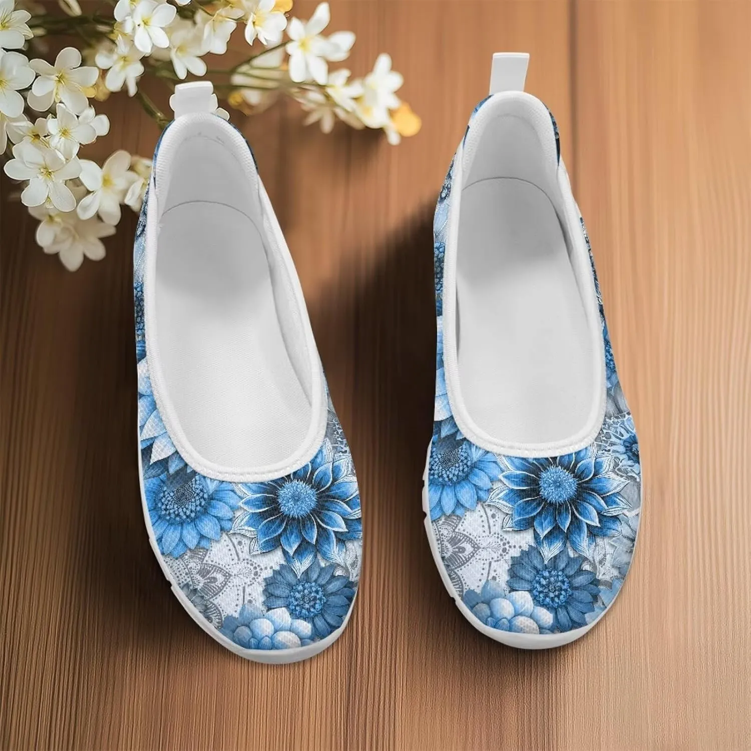 Ladies Slip on Loafer Shoes Womens Flats Dress Clothes Shoes Ballet Pregnant Walking Work Casual Comfortable