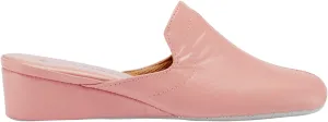 Lamo Somersby Blanche Women's Slippers, Slip-On Leather House Slippers for Women – Wide Width