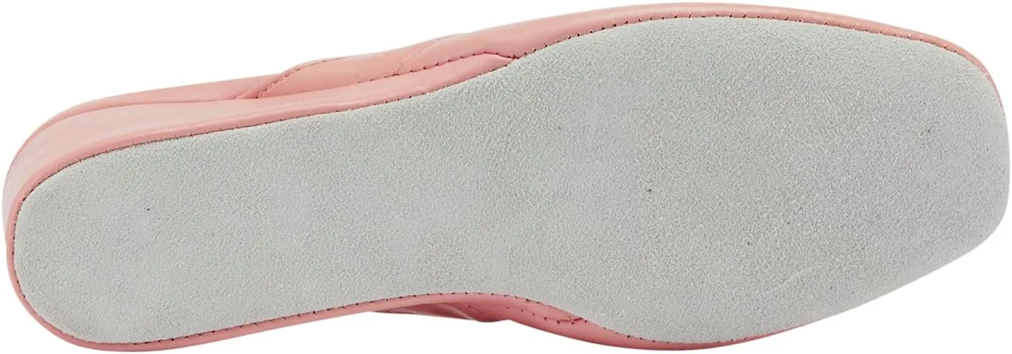Lamo Somersby Blanche Women's Slippers, Slip-On Leather House Slippers for Women – Wide Width