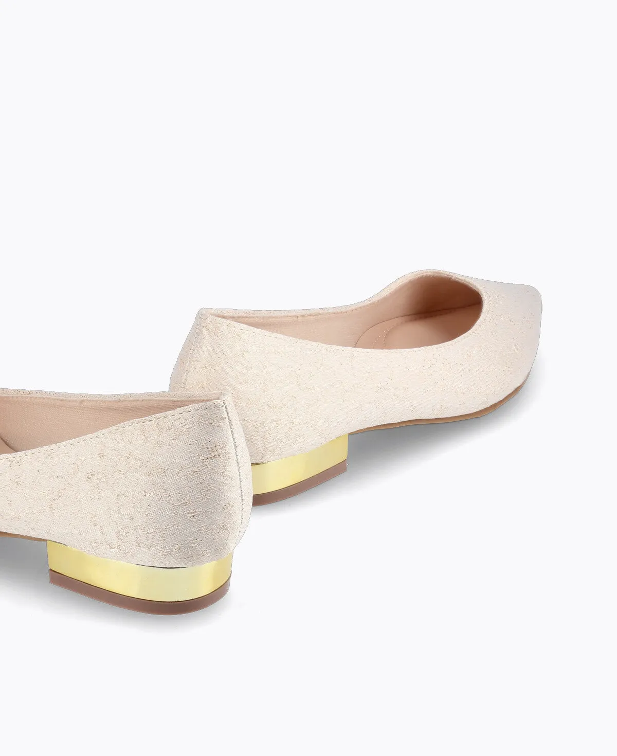 Lancy Flat Pumps - Pink
