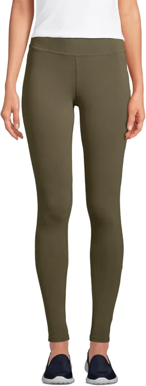 Lands' End Women's Starfish Mid Rise Knit Leggings