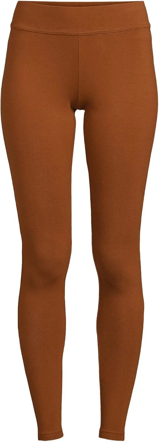 Lands' End Women's Starfish Mid Rise Knit Leggings