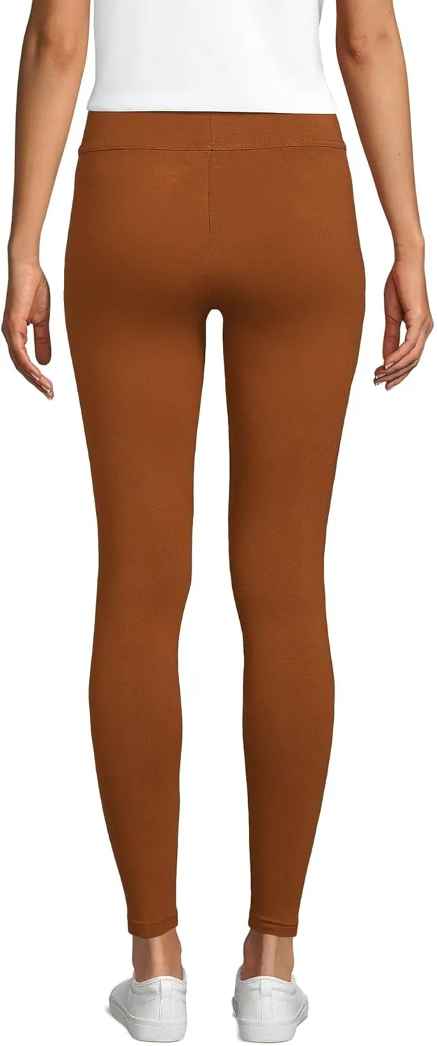 Lands' End Women's Starfish Mid Rise Knit Leggings