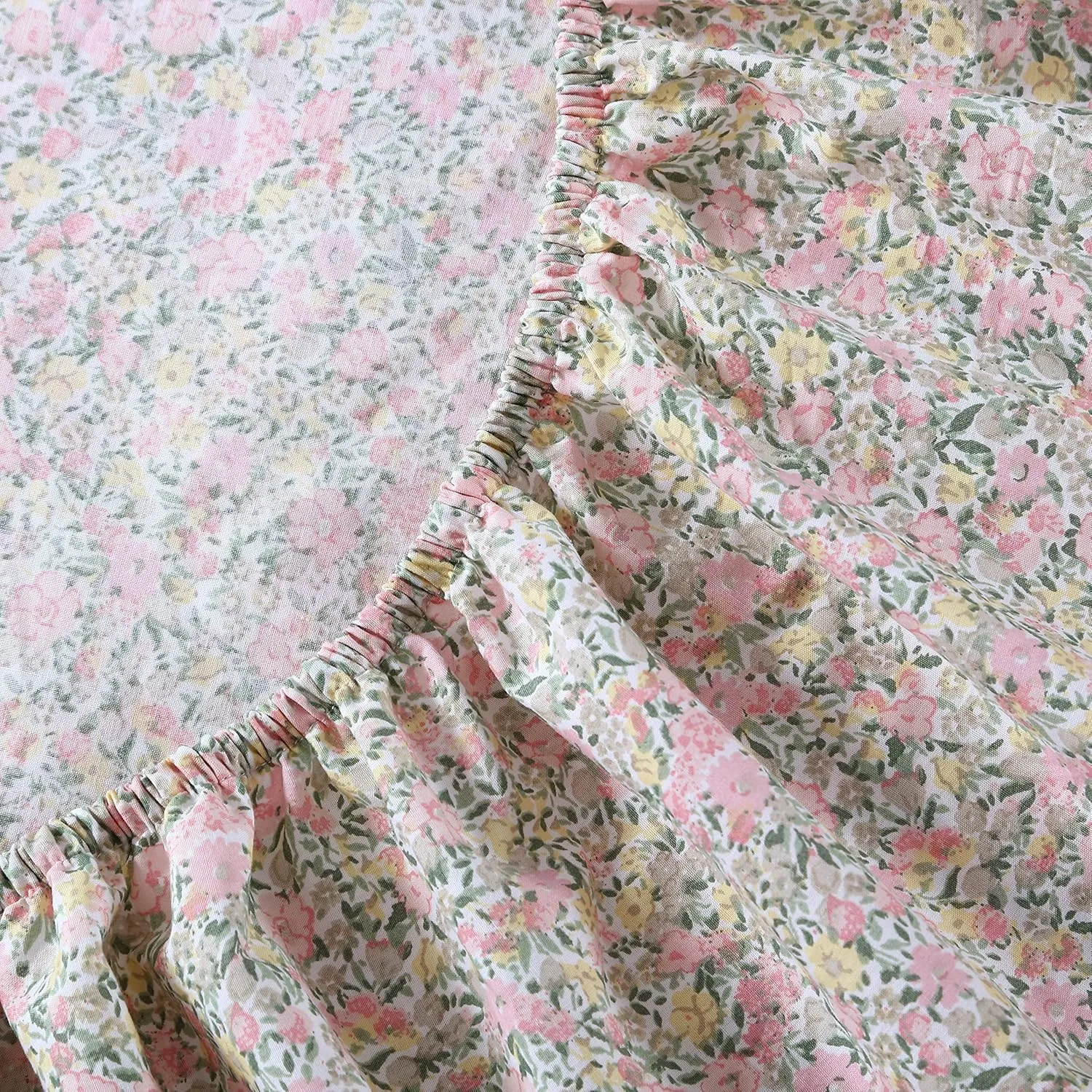 Laura Ashley - Twin XL Bed Sheets, Cotton Percale Bedding Set, Lightweight & Breathable, Dorm Essentials (Lovestone Pink)