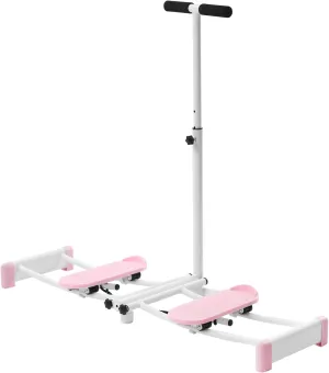 Leg Exercise Equipment, 2 in1 Ski Exercise Strength Training Leg Machine 100kg Pelvic Muscle Hip Trainer Inner Thigh Exerciser with Adjustable Lever for Women Home Gym