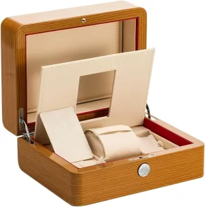 LHX Wooden Watch Box Watch Display Box Painted Watch Box 19 * 15 * 10CM