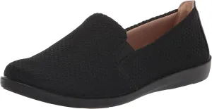 LifeStride Womens Next Level Sneaker, True Black, 8.5 US
