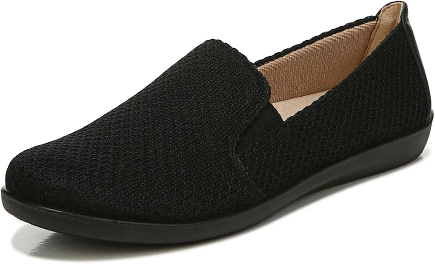LifeStride Womens Next Level Sneaker, True Black, 8.5 US