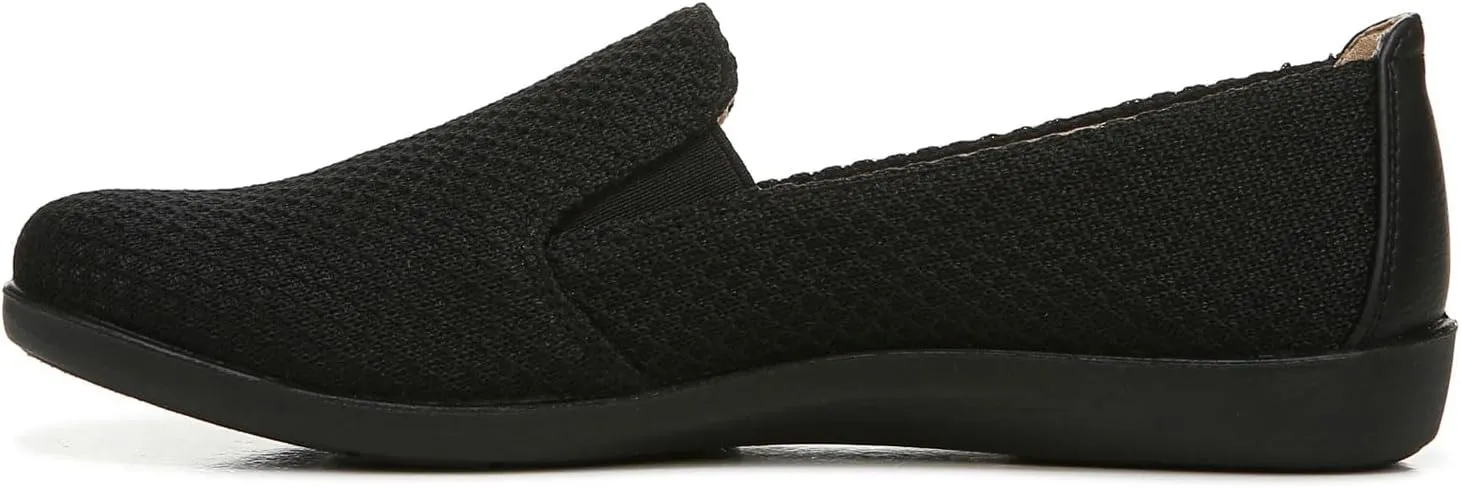 LifeStride Womens Next Level Sneaker, True Black, 8.5 US