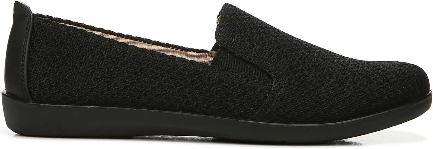 LifeStride Womens Next Level Sneaker, True Black, 8.5 US
