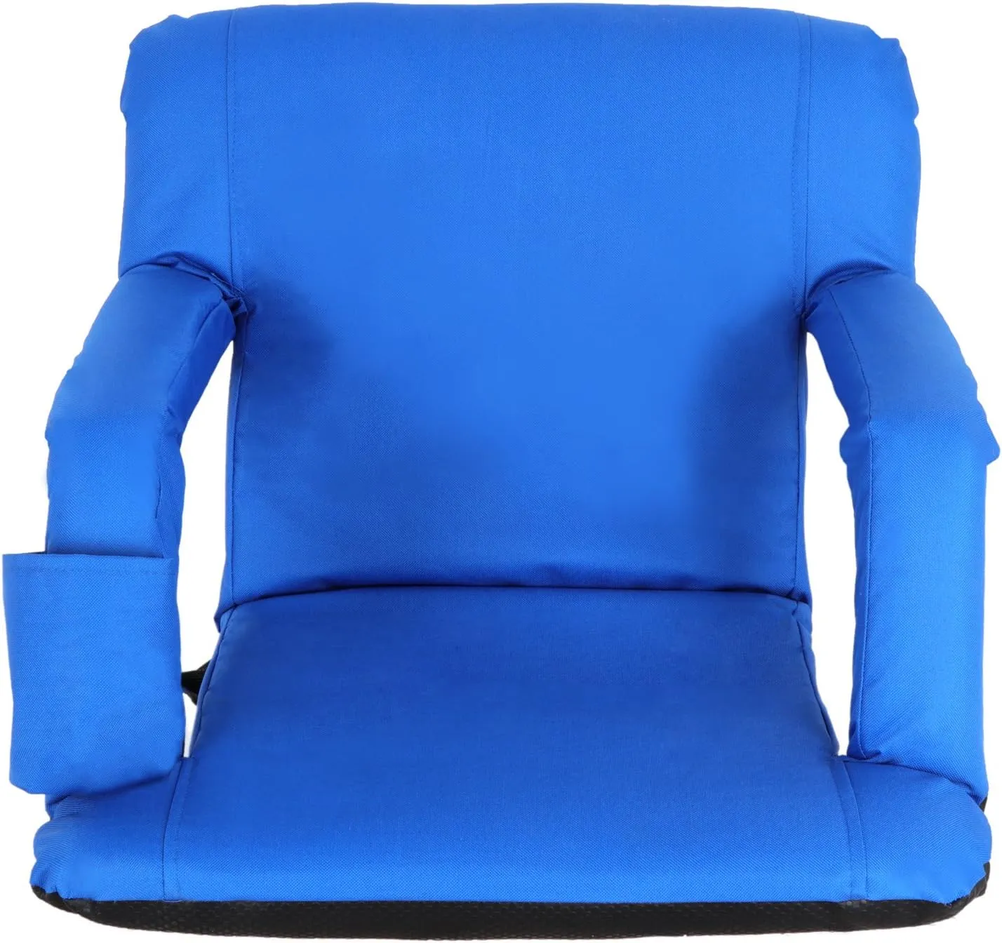 Lightweight Stadium Seats Reclining Water Resistant Seat with Padded Cushion Backs and Armrest Support for Bleachers or Benches 6 Reclining Positions