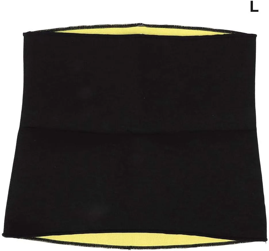 Lower Back Brace Pain Relief Neoprene Lumbar Support Belt for Yoga Fitness Jogging Climbing Sauna(L)