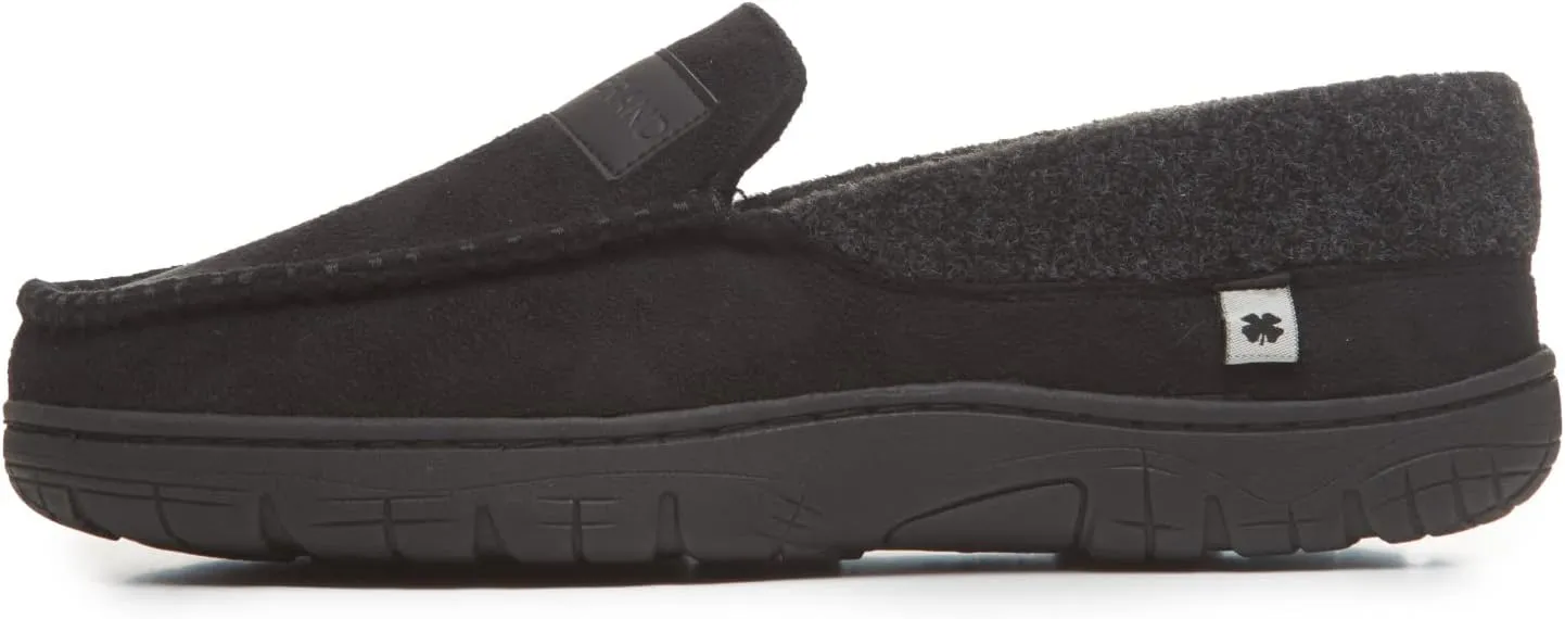 Lucky Brand Men's Micro Suede Moccasin Loafer Slippers