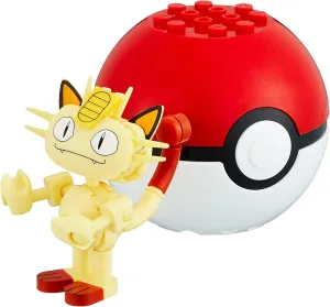 Mega Construx Pokemon Meowth Figure