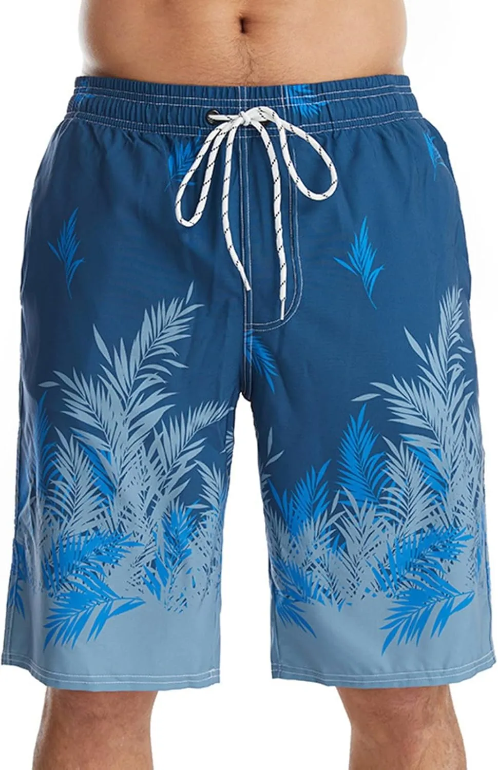 Men Drawstring Running Surfing Sports Plus Size Beach Shorts Board Pants Swimsuit Men Swimming Pool Shorts for Men