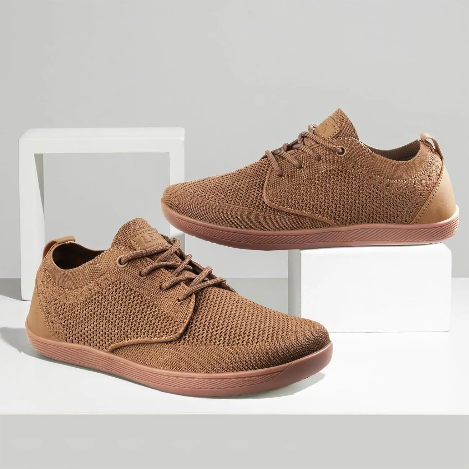 Men's Barefoot Shoes Minimalist Slip on Cross-Trainer Shoes Wide Toe Walking Shoes Zero Drop Sole Trail Running Sneakers Gym Workout Casual