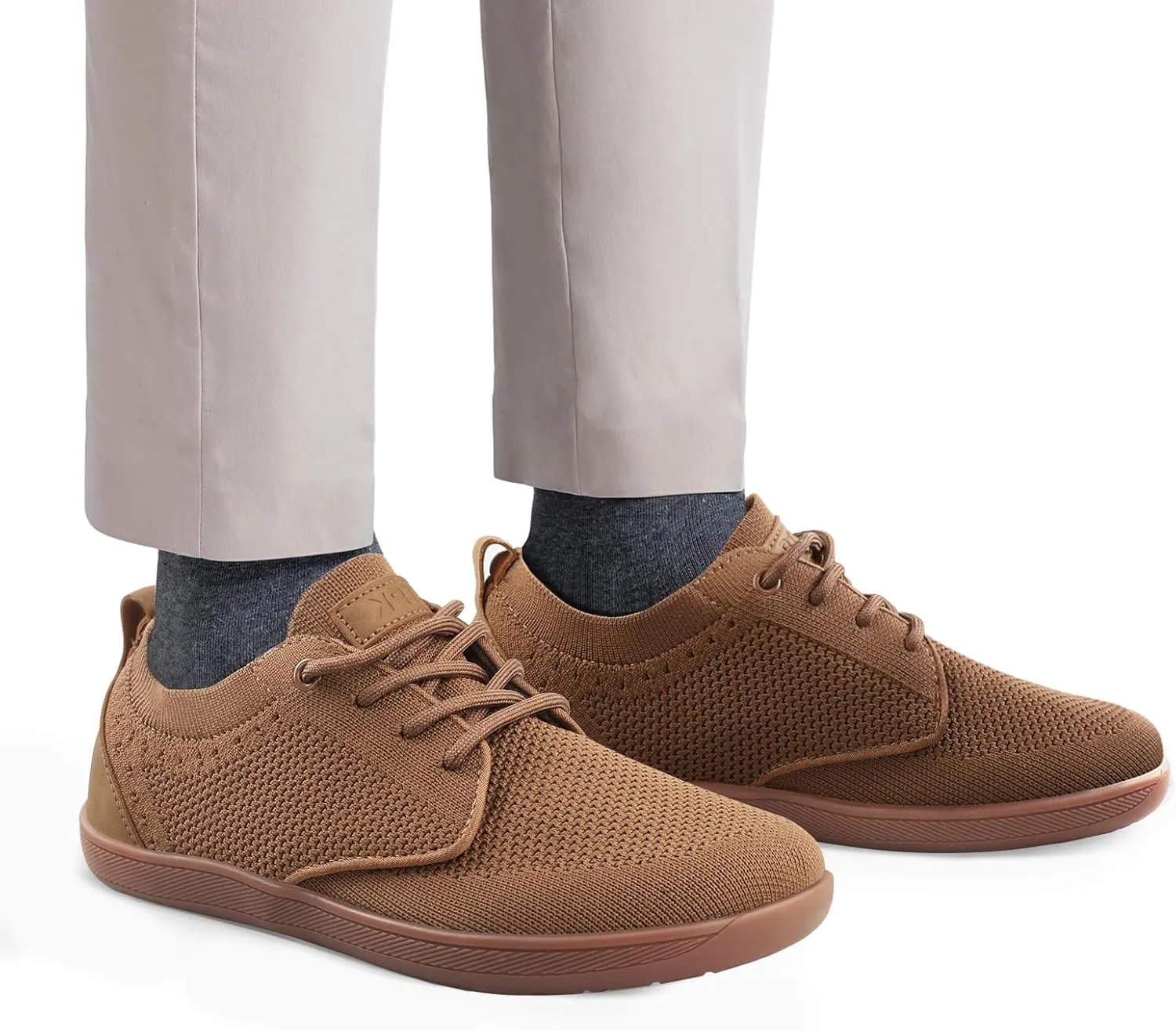 Men's Barefoot Shoes Minimalist Slip on Cross-Trainer Shoes Wide Toe Walking Shoes Zero Drop Sole Trail Running Sneakers Gym Workout Casual