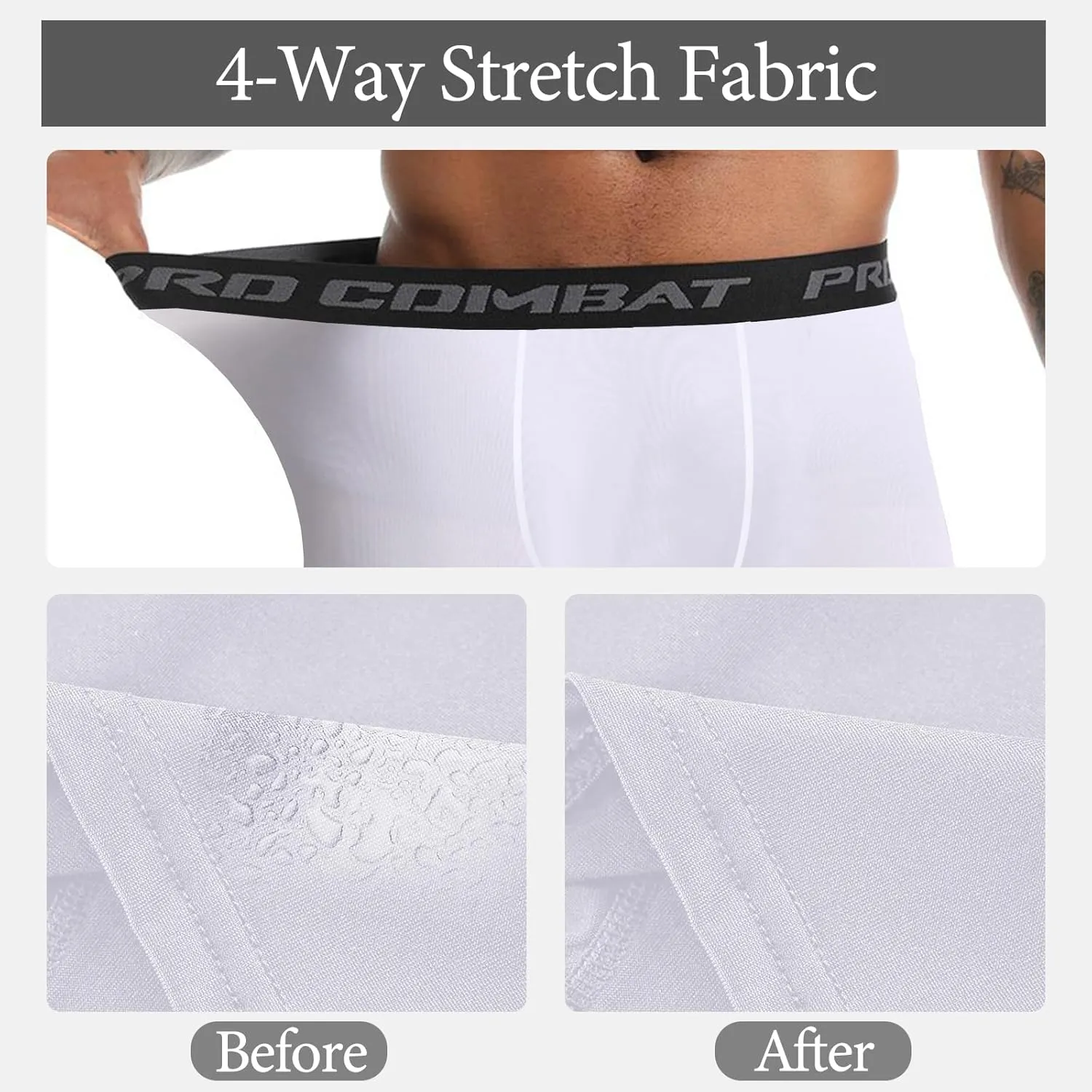 Mens Compression Shorts Sports Running Tights Underwear Athletic Workout Spandex Base Layer Short Biker Basketball