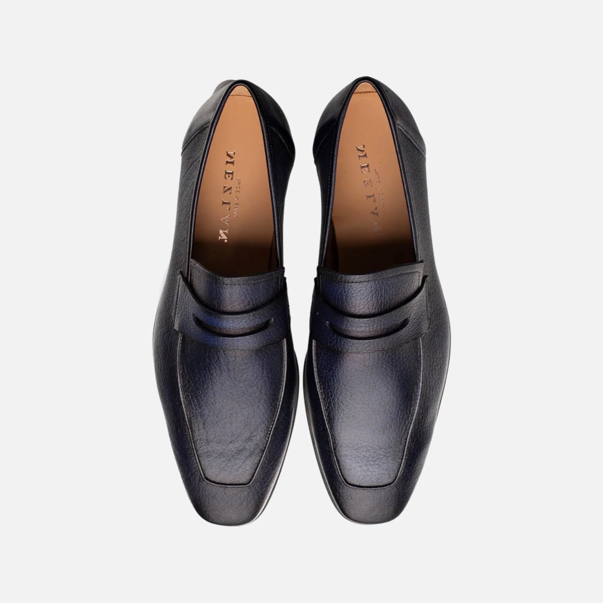 Men’s Deerskin Penny Loafer By Mezlan