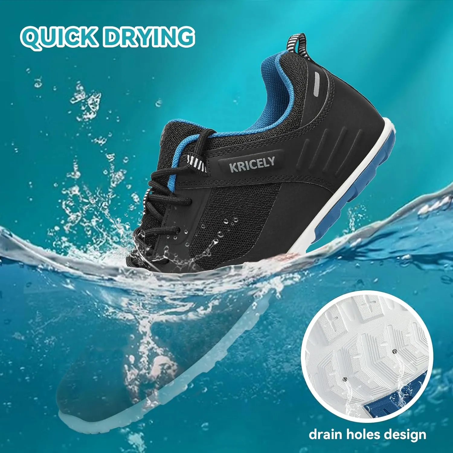 Men's Hike Barefoot Shoes | Wide Toe Box Minimalist Shoes for Gym Workout | Grounded Footwear Cross-Trainer Athletic Sneakers