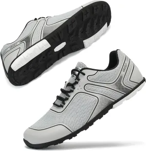 Men's Hike Barefoot Shoes | Wide Toe Box Minimalist Shoes for Gym Workout | Grounded Footwear Cross-Trainer Athletic Sneakers