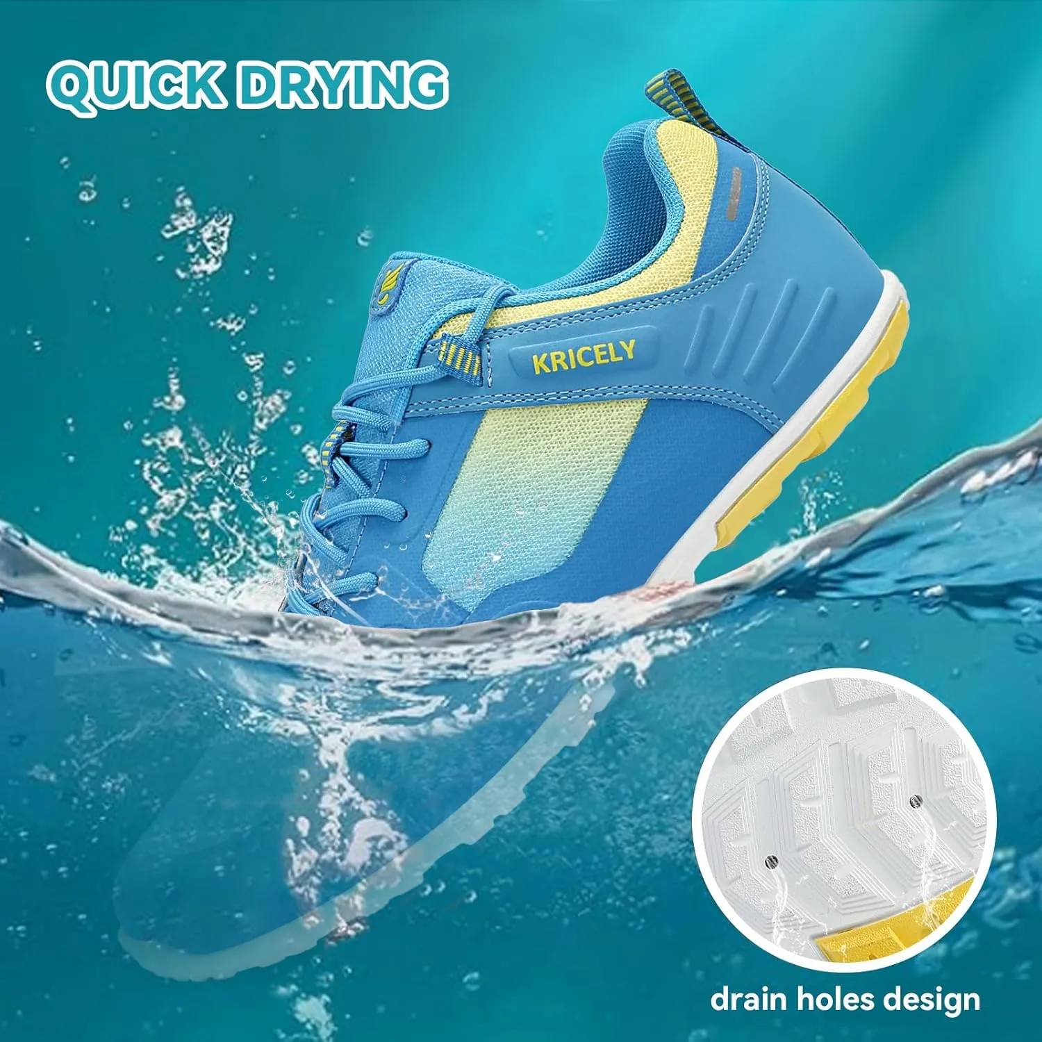 Men's Hike Barefoot Shoes | Wide Toe Box Minimalist Shoes for Gym Workout | Grounded Footwear Cross-Trainer Athletic Sneakers