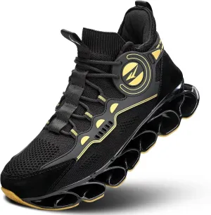 Men's Running Shoes Fashion Sneakers Breathable Blade Non Slip Walking Shoes Gym Sport Trainer Athletic