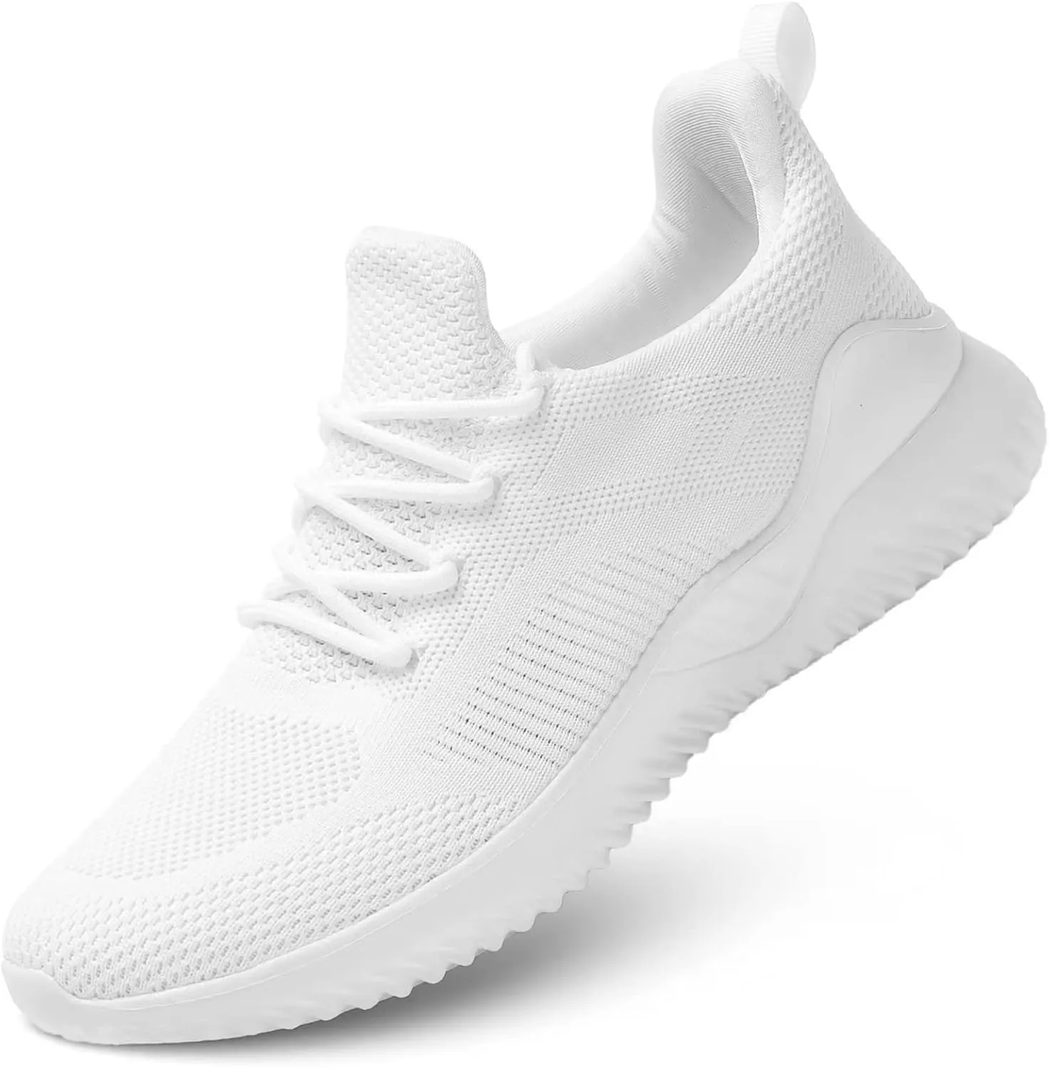 Mens Running Shoes Slip on Walking Tennis Sneakers Lightweight Breathable Mesh Workout Casual Sports Shoes Soft Sole
