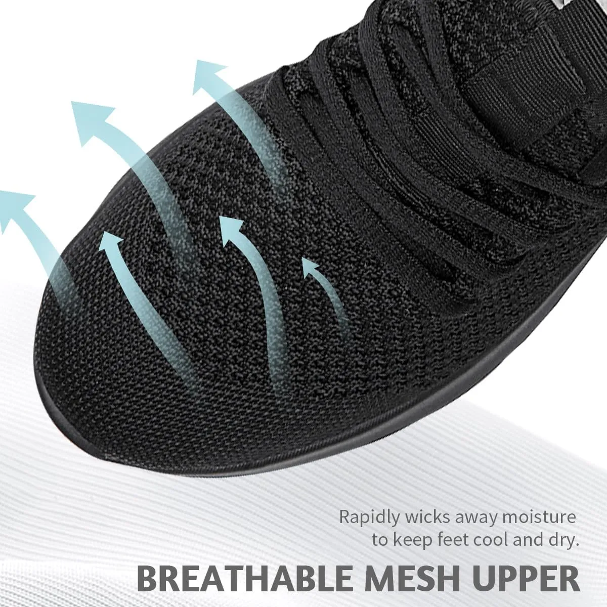 Men's Running Walking Shoes Sneakers Tennis Fitness Athletic Shoes Non Slip On Sports Casual Workout Shoe Lightweight Comfortable Gym Fashion Breathable Mesh Trainer