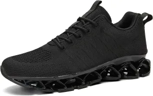Mens Slip on Running Walking Shoes Blade Tennis Casual Fashion Sneakers Comfort Non Slip Work Sport Athletic Trainer