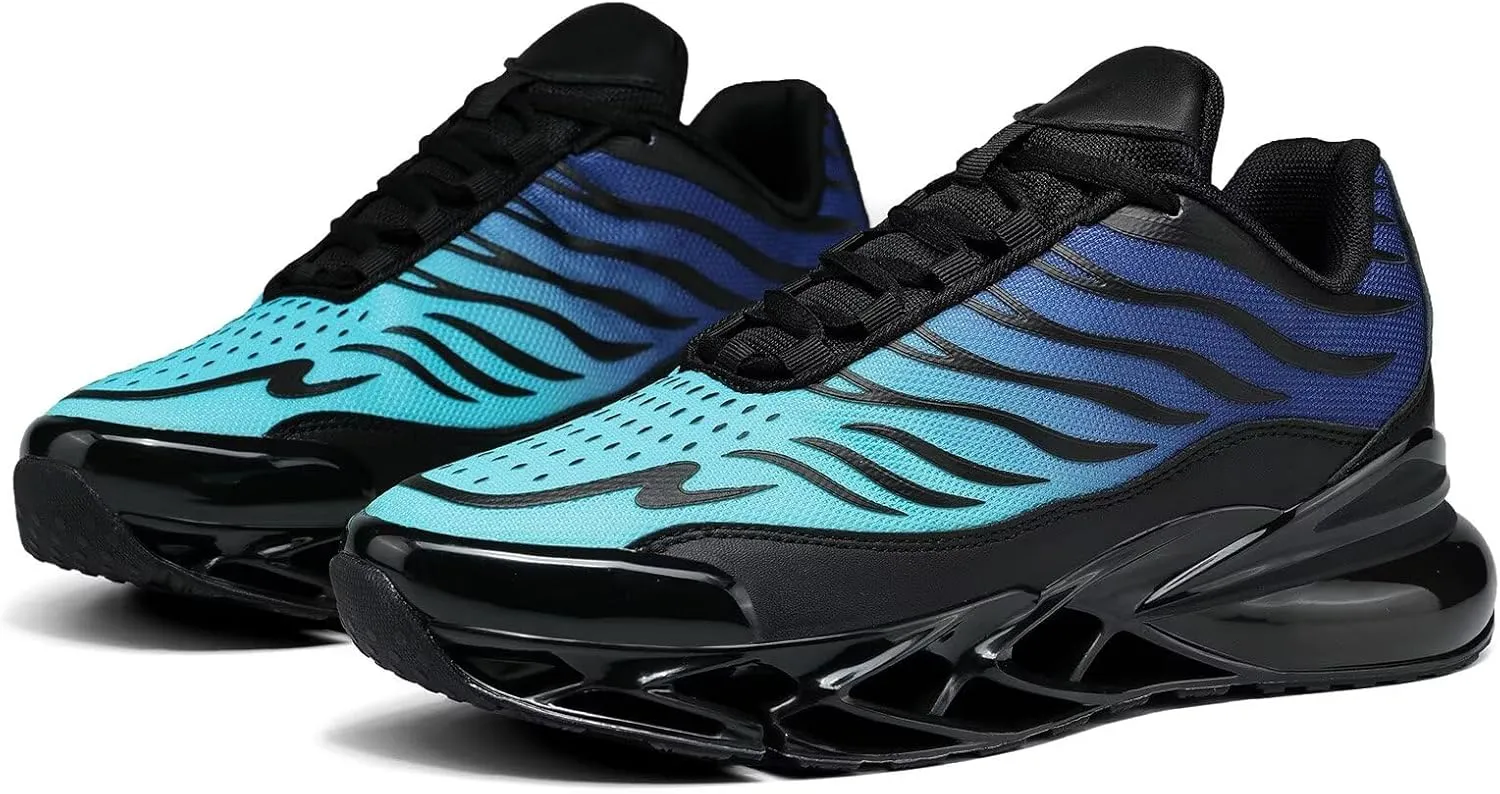 Mens Slip on Walking Running Shoes Blade Tennis Casual Fashion Sneakers Comfort Non Slip Work Sport Athletic Trainer